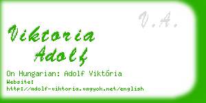 viktoria adolf business card